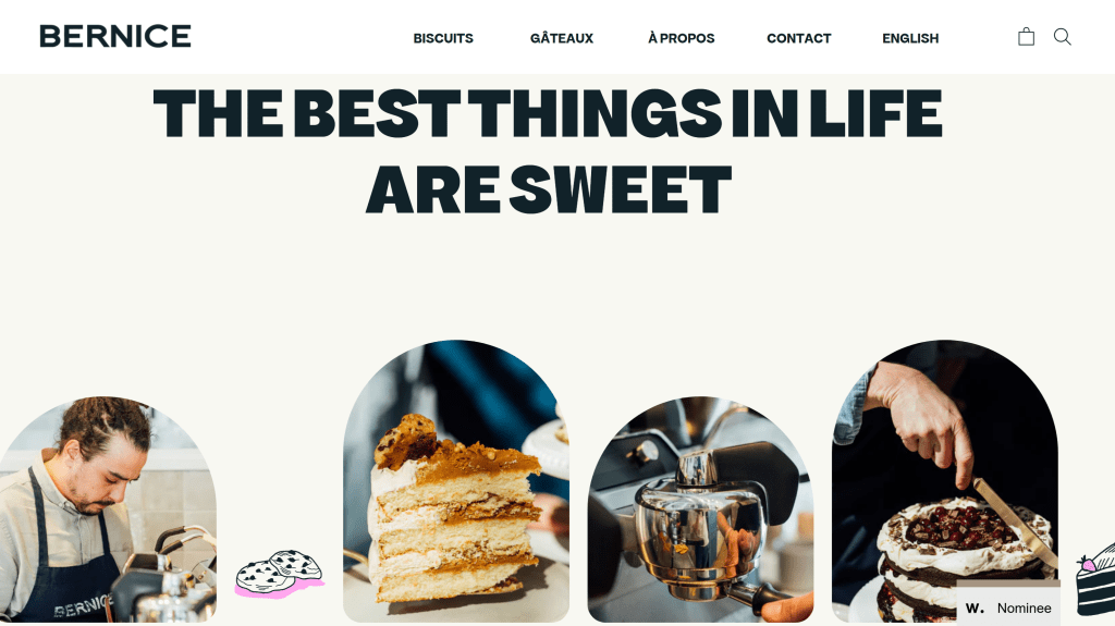 nouveau site web