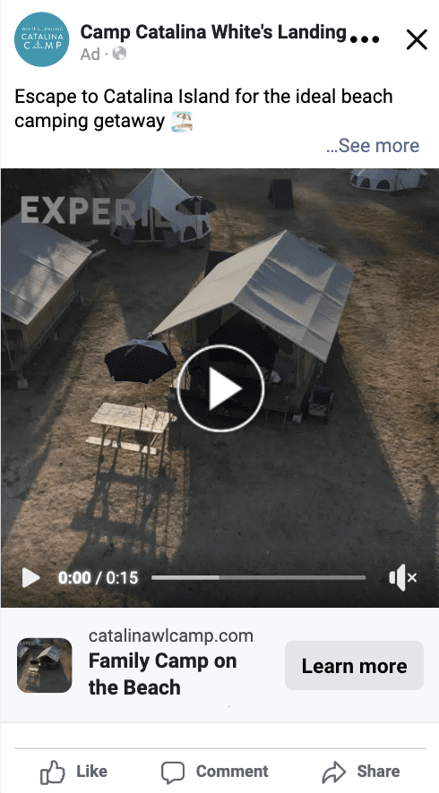 Featured client = Catalina White's Landing video