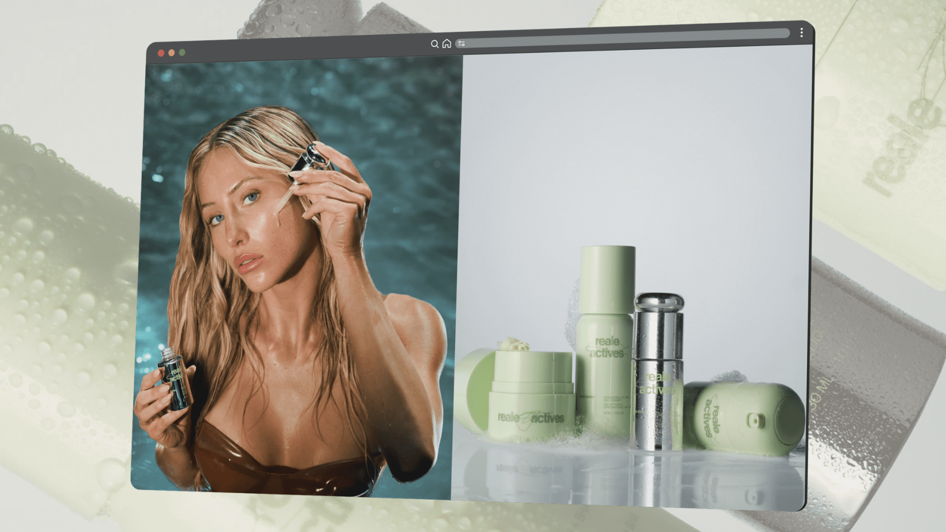 Reale actives products by Alix Earle
